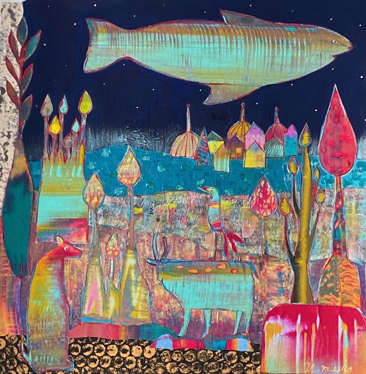 辺りが暗くなると